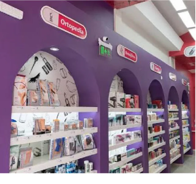Sector de perfumería y ortopedia de Bonafarma